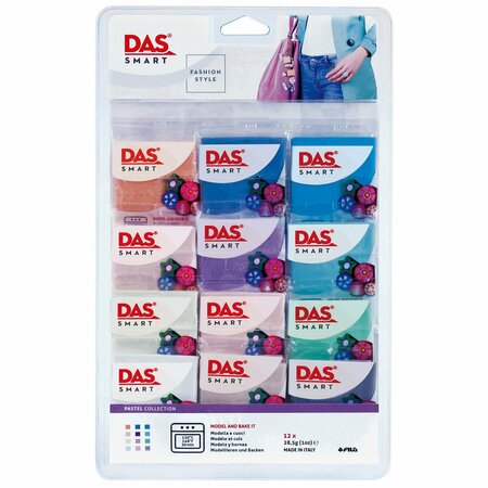 DAS Smart Clay Set, Pastel Set, 1 oz., 12PK F321900